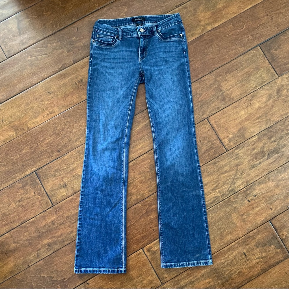 White House Black Market blue jeans boot leg 4R